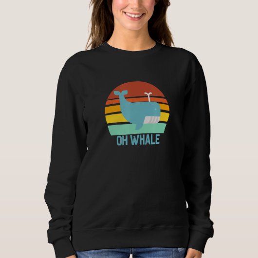 Oh Whale Sunset Trui (Voorkant)