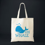 Oh Whale Tote Bag<br><div class="desc">canvas tas "Oh Whale" walvispun</div>
