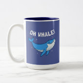 Oh Whale Tweekleurige Koffiemok (Links)