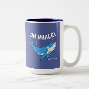Oh Whale Tweekleurige Koffiemok