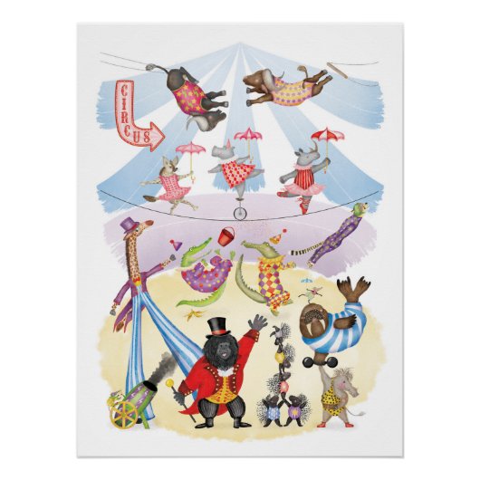 Oh what a circus! glossy poster (Voorkant)