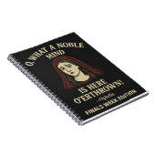 Oh what a noble mind... notitieboek (Rechterzijde)