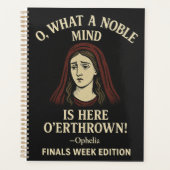 Oh what a noble mind... planner (Voorkant)
