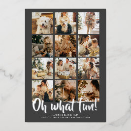 Oh What Fun 12 Photo Kerstfeestay Sason Folie Feestdagenkaart