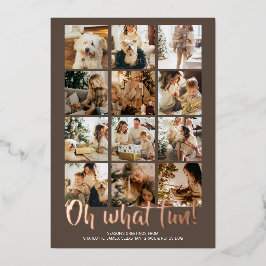 Oh What Fun 12 Photo Kerstfeestay Sason Folie Feestdagenkaart