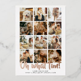 Oh What Fun 12 Photo Kerstfeestay Sason Folie Feestdagenkaart