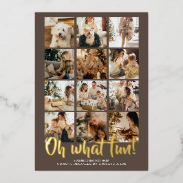 Oh What Fun 12 Photo Kerstfeestay Sason Folie Feestdagenkaart