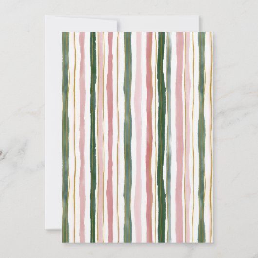 Oh What Fun! 1st Birthday Christmas Festive Kaart (Achterkant)