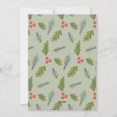 Oh What Fun Berry Snapshot Multi-Photo Feestdagenkaart (Achterkant)