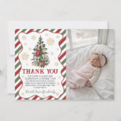 Oh What Fun Birthday Thank You Photo Card Kaart (Voorkant)