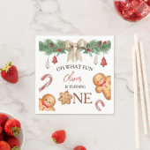 Oh What Fun Christmas Cookies 1st Birthday Servet (Insitu)