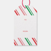 Oh What Fun Christmas Gift Tag Cadeaulabel (Achterkant)