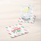 Oh What Fun Christmas  Kartonnen Onderzetters (Insitu)