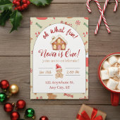 Oh what fun! first birthday invitation kaart