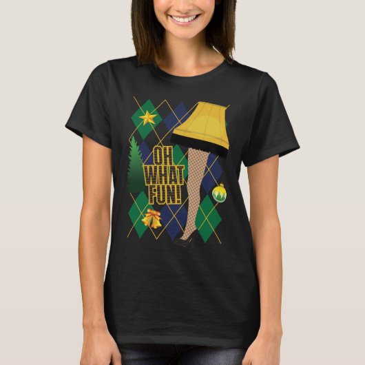 Oh What Fun Holiday Organic T-Shirt (Voorkant)