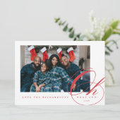 Oh What Fun Holiday Photo Card Feestdagenkaart (Staand voorkant)