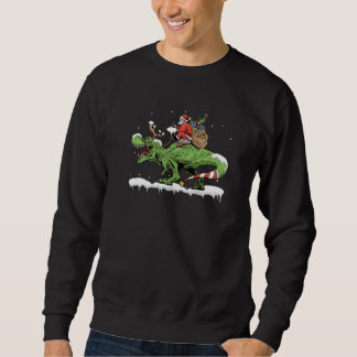 Oh What Fun It Is To Rawr Santa Claus Dinosaur Rid Trui