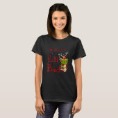 Oh What Fun It Is To Read Christmas Reindeer Leopa T-shirt (Voorkant volledig)