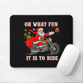 Oh What Fun It Is To Ride Motorcycle Biker Funny S Muismat (Met muis)