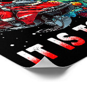 Oh What Fun It Is To Ride Snowmobile Santa Christm Poster (Hoek)