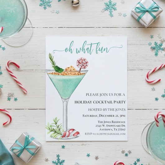 OH What Fun kerst Cocktail Party