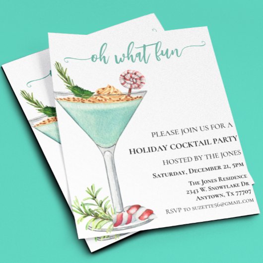 OH What Fun kerst Cocktail Party