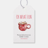 Oh What Fun | kerstcadeaus Cadeaulabel (Voorkant)