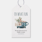 Oh What Fun | kerstcadeaus Cadeaulabel (Voorkant)