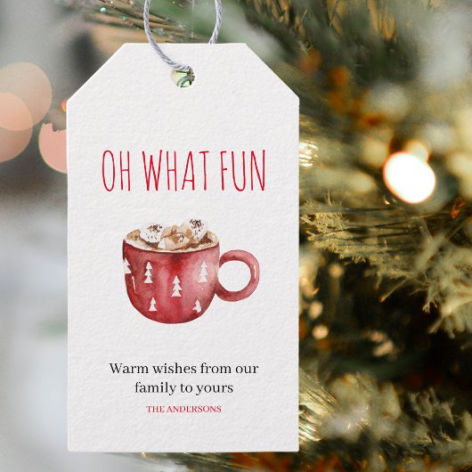 Oh What Fun | kerstcadeaus Cadeaulabel
