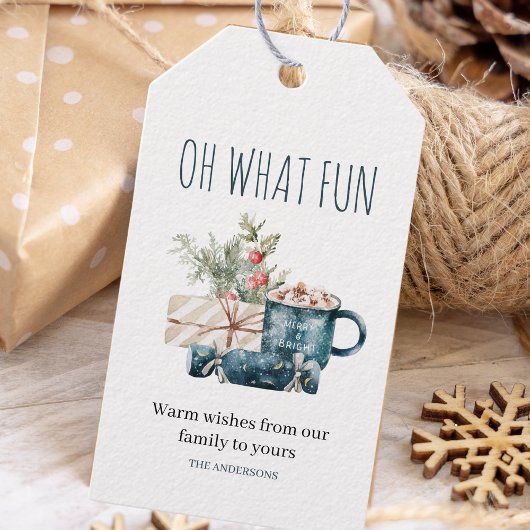 Oh What Fun | kerstcadeaus Cadeaulabel
