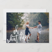 Oh What Fun Kerstfeestay Foto Card Feestdagenkaart (Voorkant)