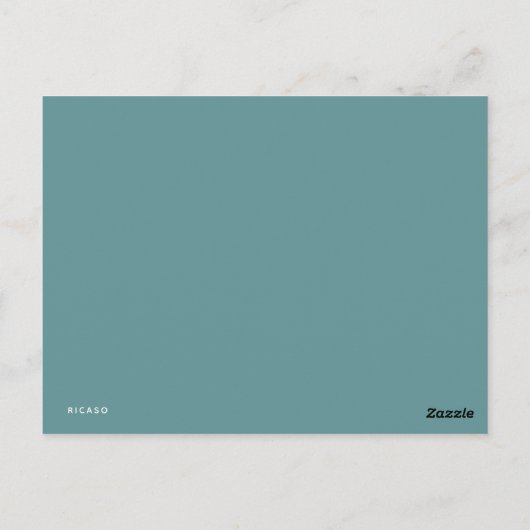 Oh What Fun Kerstfeestay Foto gepersonaliseerd Briefkaart (Achterkant)