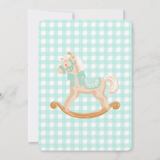 Oh What Fun Mint Nutcracker Birthday Kaart (Achterkant)