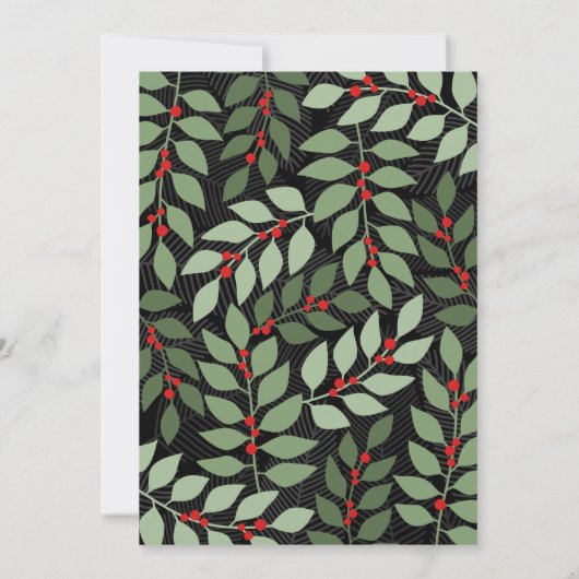 Oh What Fun - Moderne minimale galerijfoto - zwart (Achterkant)