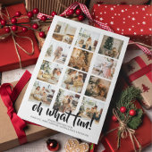 Oh What Fun Photo Kerstmis Aangepast Feestdagenkaart