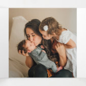 Oh What Fun Photo Personated Kerstmis Drieluik Wenskaart (Binnenkant midden)