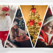 Oh What Fun Photo Personated Kerstmis Drieluik Wenskaart (Binnenkant midden)