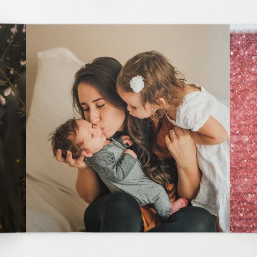 Oh What Fun Photo Personated Kerstmis Drieluik Wenskaart (Binnenkant midden)