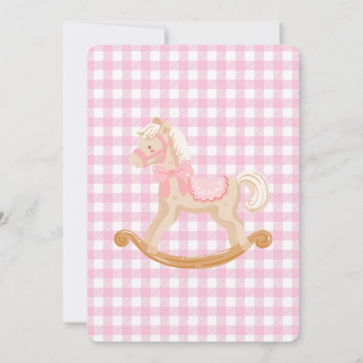 Oh What Fun Pink Nutcracker Birthday Kaart (Achterkant)