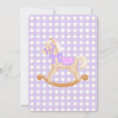 Oh What Fun Purple Nutcracker Birthday Kaart (Achterkant)