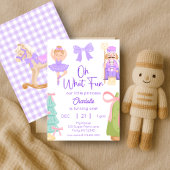 Oh What Fun Purple Nutcracker Birthday Kaart