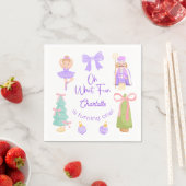 Oh What Fun Purple Nutcracker Birthday Servet (Insitu)