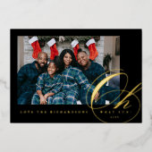 Oh What Fun Script Folie Feestdagenkaart (Voorkant)