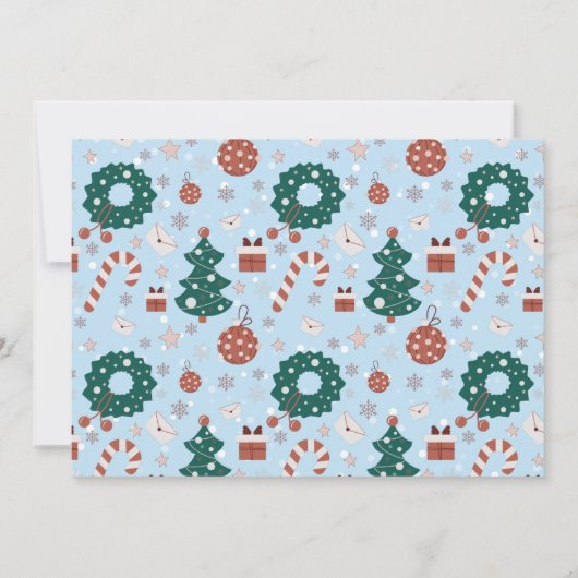 Oh What Fun Snow Kerstfeestdag Foto Kaart (Achterkant)