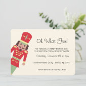 "Oh What Fun" Speelgoed Soldaat | Kerstfeest Kaart (Staand voorkant)