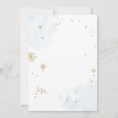 Oh What Fun Winter Sleigh Boy 1st Birthday Kaart (Achterkant)