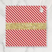 "Oh What Joy, Het is een jongen!" kerstBaby shower Bedankjes Labels (Achterkant)