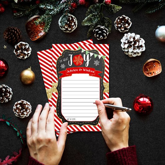 Oh What Joy kerstBaby shower Advice & Wwish