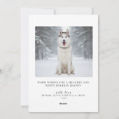 Oh What Pure Joy Holiday Photo Feestdagenkaart (Achterkant)