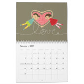 Oh Whimsical! Aangepaste Flexi-agenda 2012 Kalender (Feb 2027)